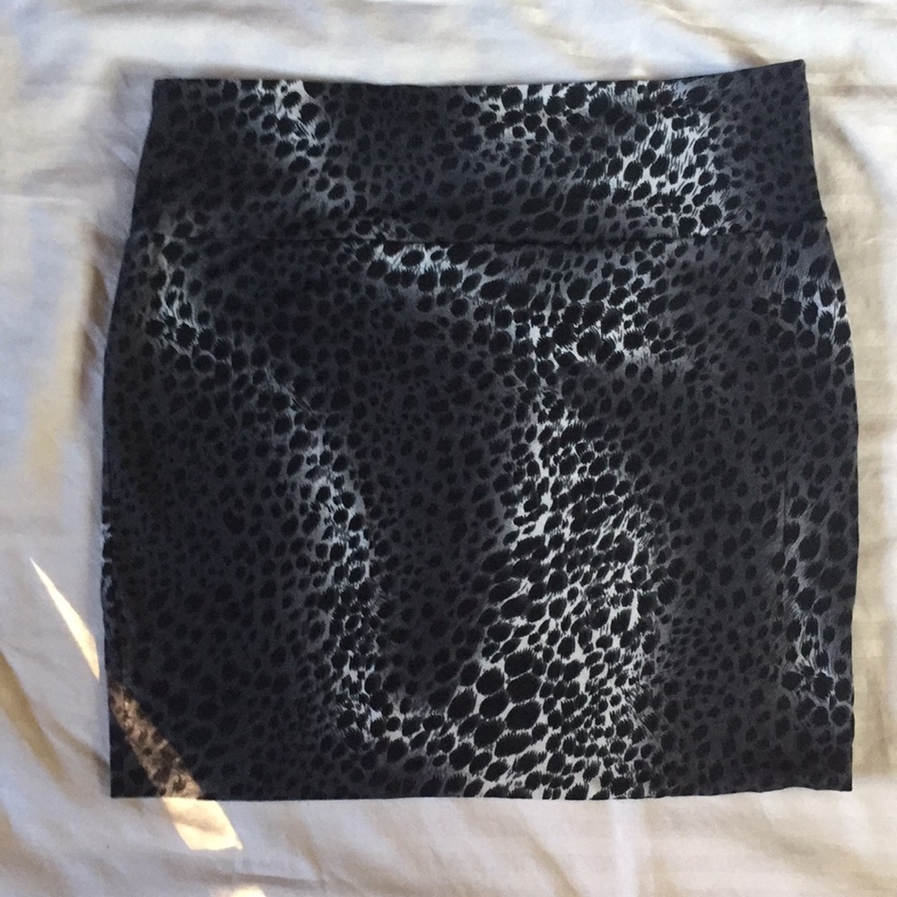 Charlotte Russe mini cheetah skirt